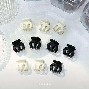 10pcs Mini Octopus Clips Plastic Hair Claw Clips